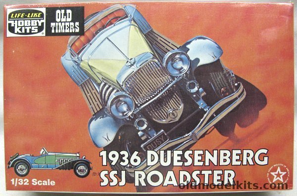 Life-Like 1/32 1936 Duesenberg SSJ LaGrande-Bodied Roadster - (ex-Pyro), 09450 plastic model kit